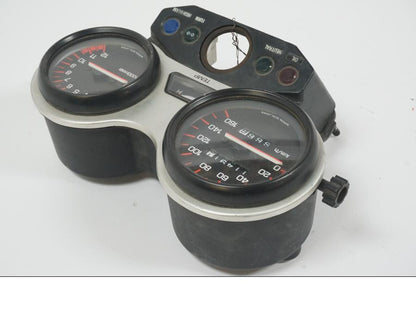 Baksidan på Instrumentpanel från en Yamaha TZR 125 -1990 motorcykel.