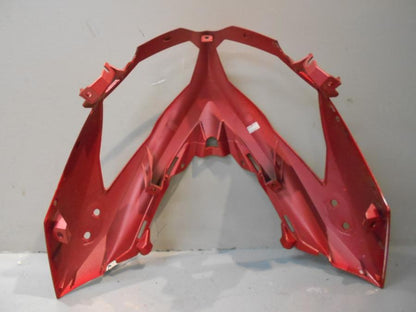 Snett uppifrån på Toppkåpa från en Kawasaki Ninja 650 -2015 motorcykel.