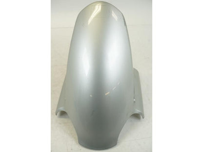 Snett uppifrån på Framskärm från en BMW F 650 CS -2003 motorcykel.