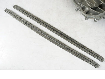 Baksidan på Motorblock från en BMW R 1200 GSA -2014 motorcykel.