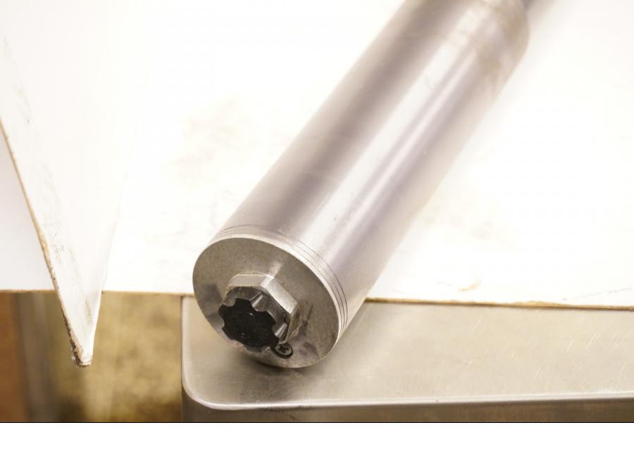 Snett uppifrån på Gaffelben från en KTM 625 SXC -2004 motorcykel.