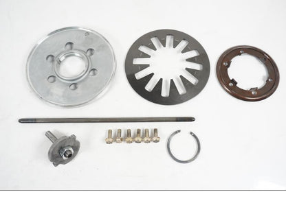 Framsidan på Koppling från en H-D Softail Standard FXST -2001 motorcykel.