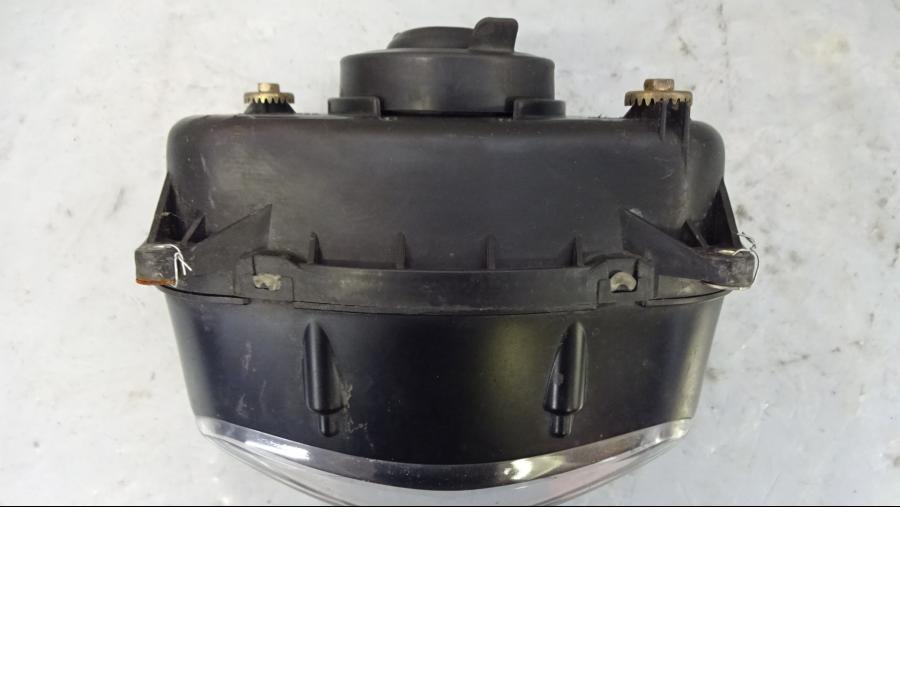 Snett uppifrån på Strålkastare från en Honda VTR 1000 F -1997 motorcykel.