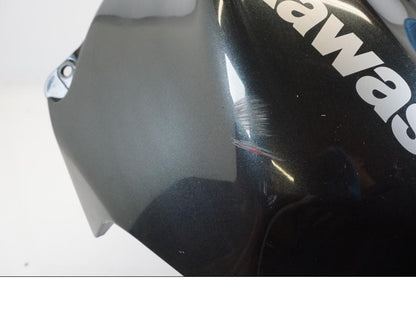 Snett uppifrån på Bensintankskåpa från en Kawasaki ZX-12R -2000 motorcykel.