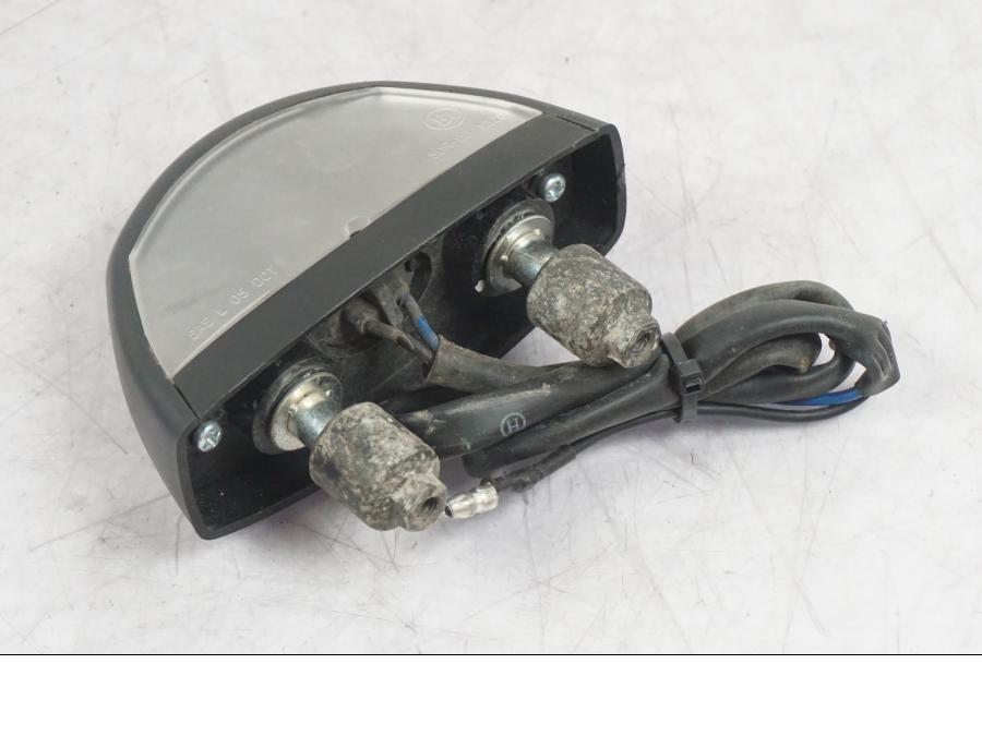 Framsidan på Skyltbelysning från en Yamaha MT-09 -2016 motorcykel.