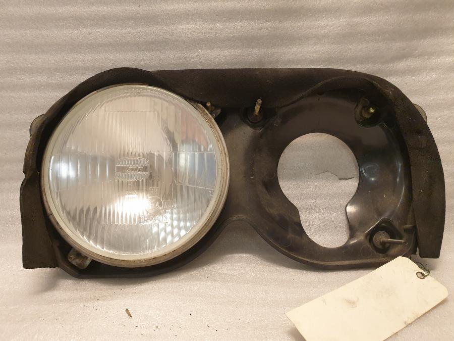 Framsidan på Strålkastare från en Kawasaki ZXR 750 -1993 motorcykel.