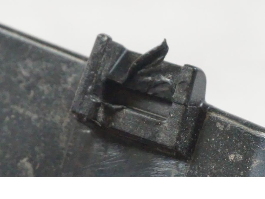 Snett uppifrån på Plast från en BMW R 1250 GS -2021 motorcykel.