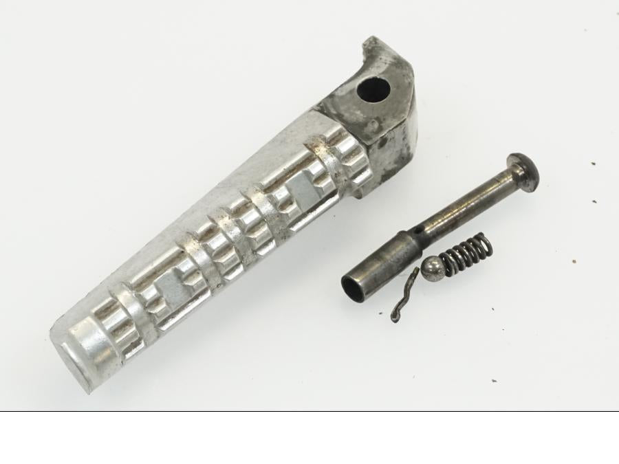 Framsidan på Fotpinne från en Yamaha WR 125 -2010 motorcykel.