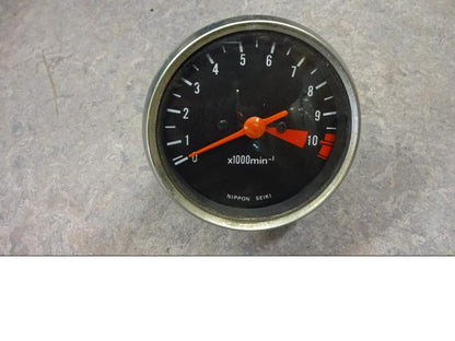 Framsidan på Varvräknare från en Honda CX 500 -1982 motorcykel.