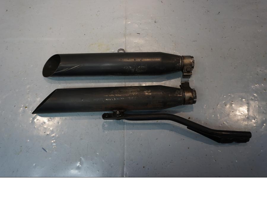 Framsidan på Ljuddämpare Sport från en H-D Sportster 1200 XL1200C -1998 motorcykel.