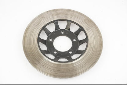 Framsidan på Bromsskiva från en Honda CB 650 -1982 motorcykel.