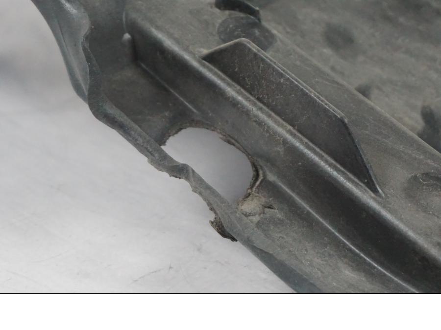 Snett uppifrån på Undertail från en Kawasaki ZX-6R -2005 motorcykel.