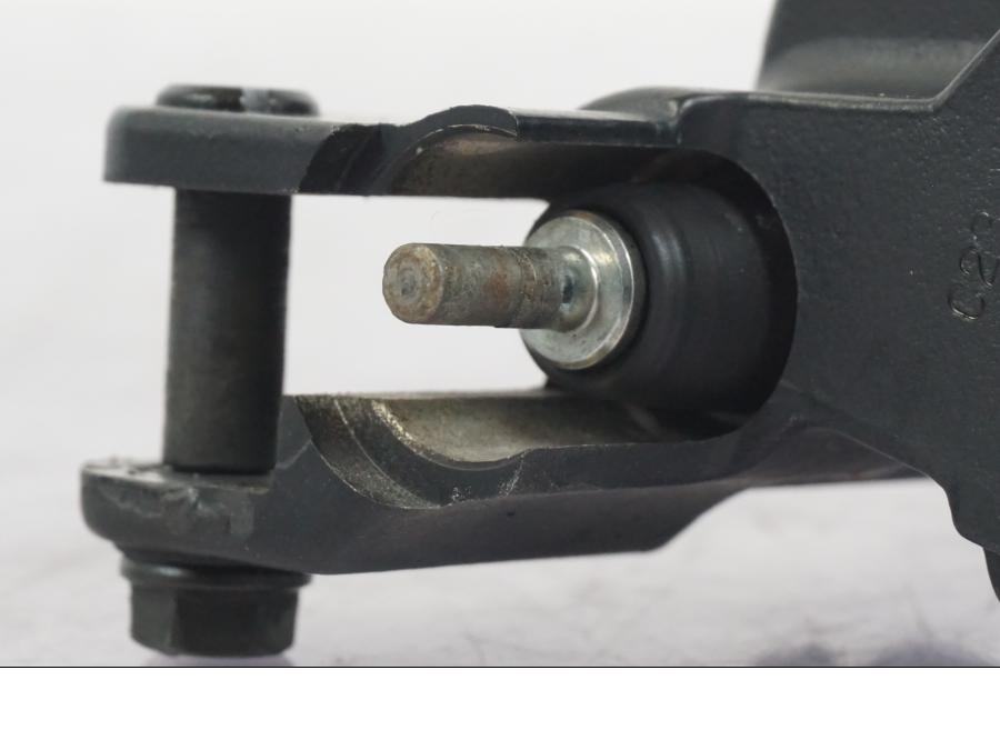 Snett uppifrån på Kopplingshuvudcylinder från en Suzuki GSX 1300 RX -1999 motorcykel.