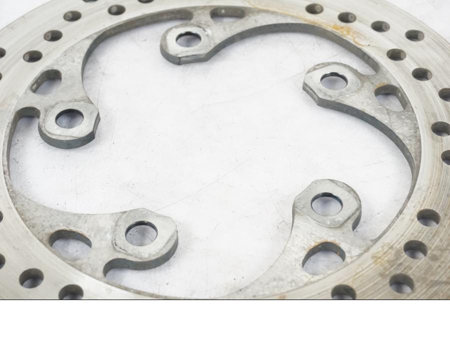 Höger sida på Bromsskiva från en Suzuki GSX-R 750 -2007 motorcykel.