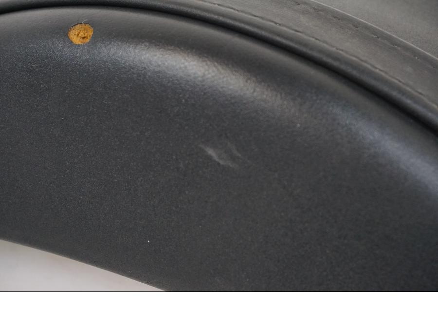 Snett uppifrån på Sadel från en Kawasaki Z 750 -2006 motorcykel.