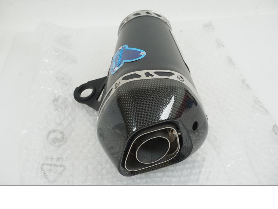 Snett nerifrån på Ljuddämpare Sport från en Ducati Scrambler 800 -2020 motorcykel.