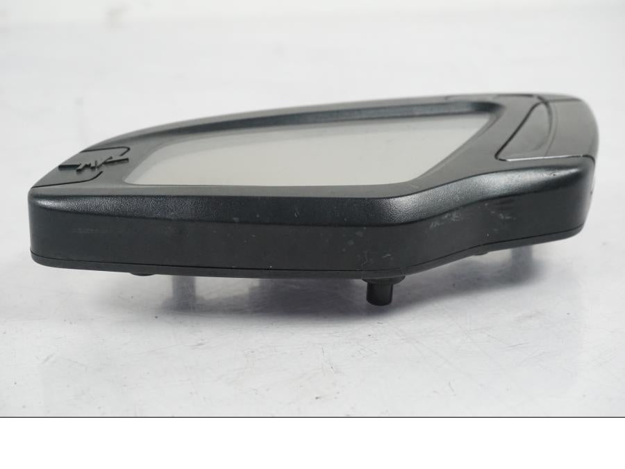 Snett uppifrån på Instrumentpanel från en MV Agusta Dragster -2014 motorcykel.