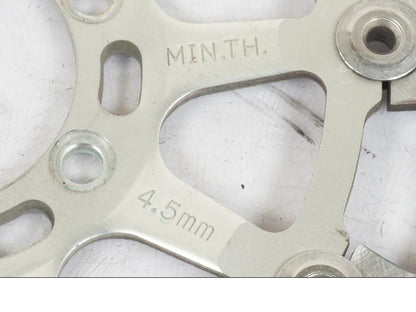 Vänster sida på Bromsskiva från en KTM 950 SM -2006 motorcykel.