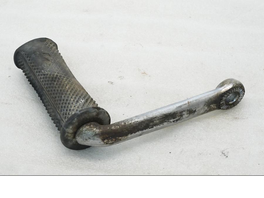 Baksidan på Fotpinne från en BMW R 90 -1975 motorcykel.