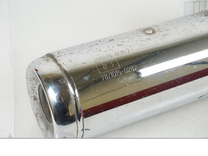 Höger sida på Ljuddämpare från en Yamaha XJ 900 S -1997 motorcykel.