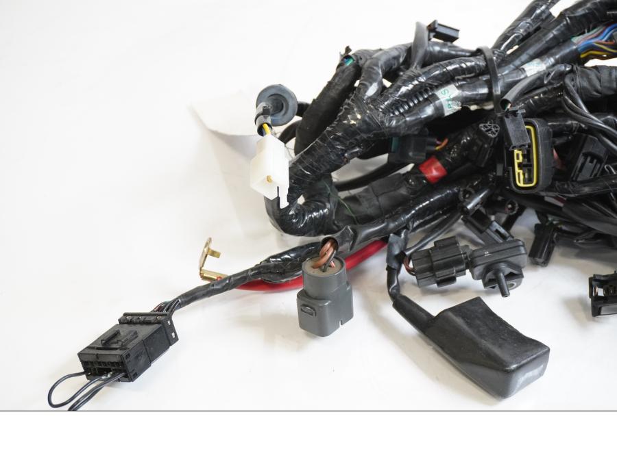 Baksidan på Kabelstam från en Triumph Street Triple R -2011 motorcykel.