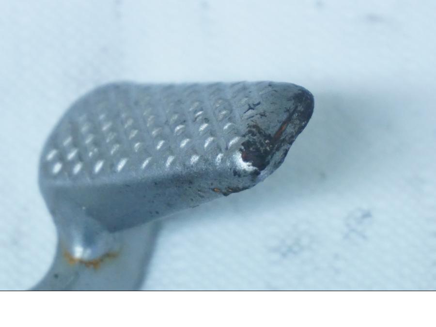 Höger sida på Bromspedal från en Kawasaki Ninja 650 -2018 motorcykel.