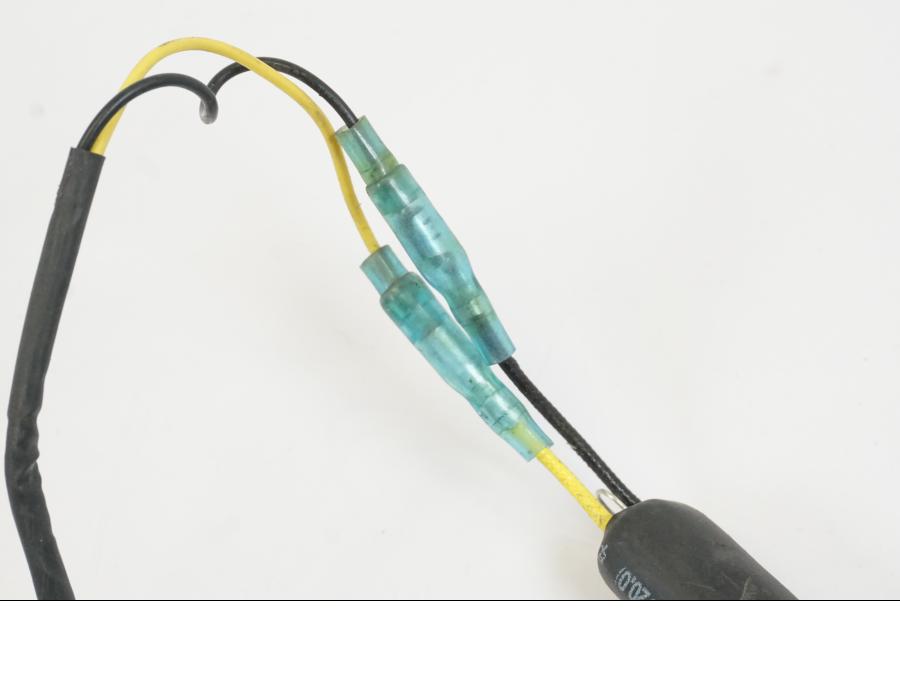 Vänster sida på Blinkers LED från en Yamaha MT-07 -2016 motorcykel.