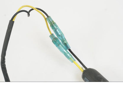 Vänster sida på Blinkers LED från en Yamaha MT-07 -2016 motorcykel.