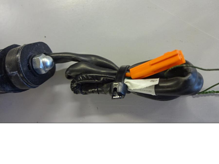 Snett uppifrån på Blinkers från en Honda CB 500 F -2013 motorcykel.