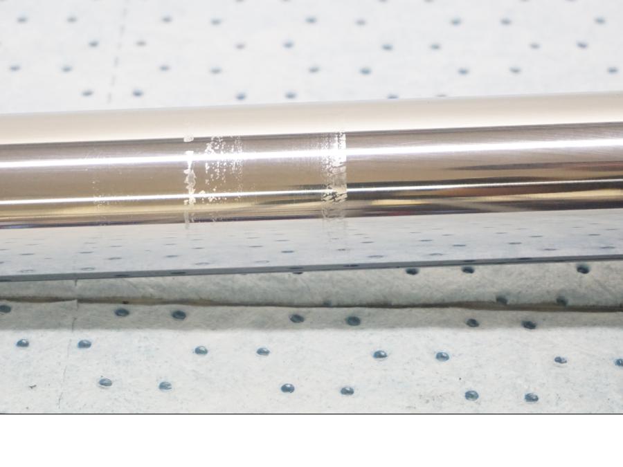 Snett uppifrån på Gaffelben från en Triumph Tiger -2001 motorcykel.