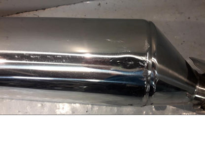 Baksidan på Ljuddämpare från en Yamaha FJR 1300 -2013 motorcykel.