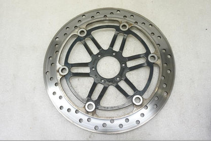 Framsidan på Bromsskiva från en Honda CBR 1100 XX -1998 motorcykel.