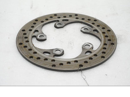 Baksidan på Bromsskiva från en Suzuki SV 1000 -2007 motorcykel.