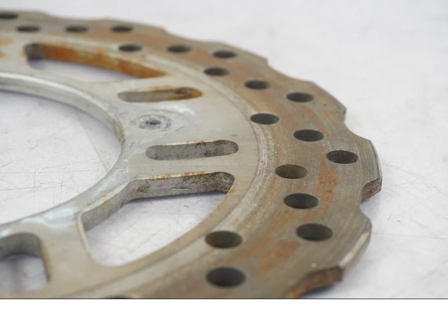 Vänster sida på Bromsskiva från en Kawasaki ZZ-R 1400 -2009 motorcykel.