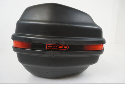 Vänster sida på Topbox från en Suzuki DR 650 SE -1996 motorcykel.