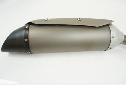 Snett uppifrån på Ljuddämpare från en Yamaha YZF 1000 R1 -2006 motorcykel.