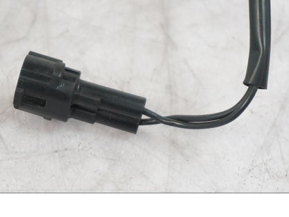 Snett nerifrån på Sidostödsbrytare från en Triumph Tiger -2009 motorcykel.