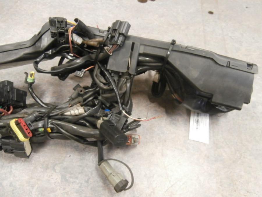 Baksidan på Kabelstam från en H-D Touring Road King Classic FLHRCI -2008 motorcykel.