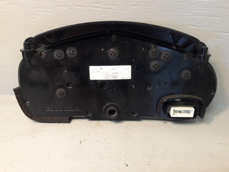 Baksidan på Instrumentpanel från en Honda CBR 600 -1999 motorcykel.