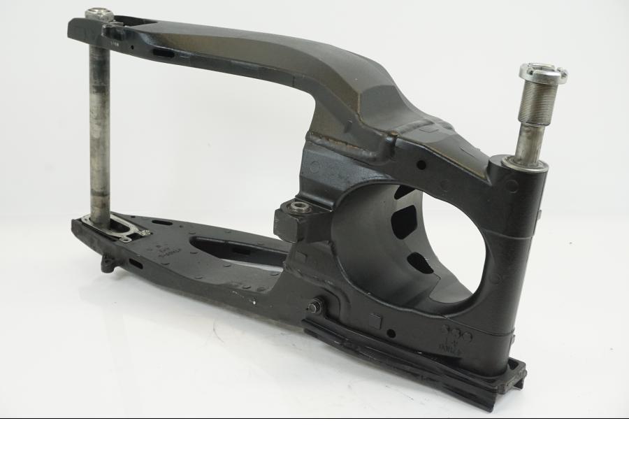 Snett uppifrån på Sving från en Suzuki GSX-R 1000 -2009 motorcykel.