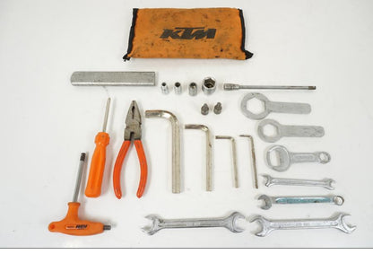 Framsidan på Verktyg från en KTM 990 SM -2009 motorcykel.