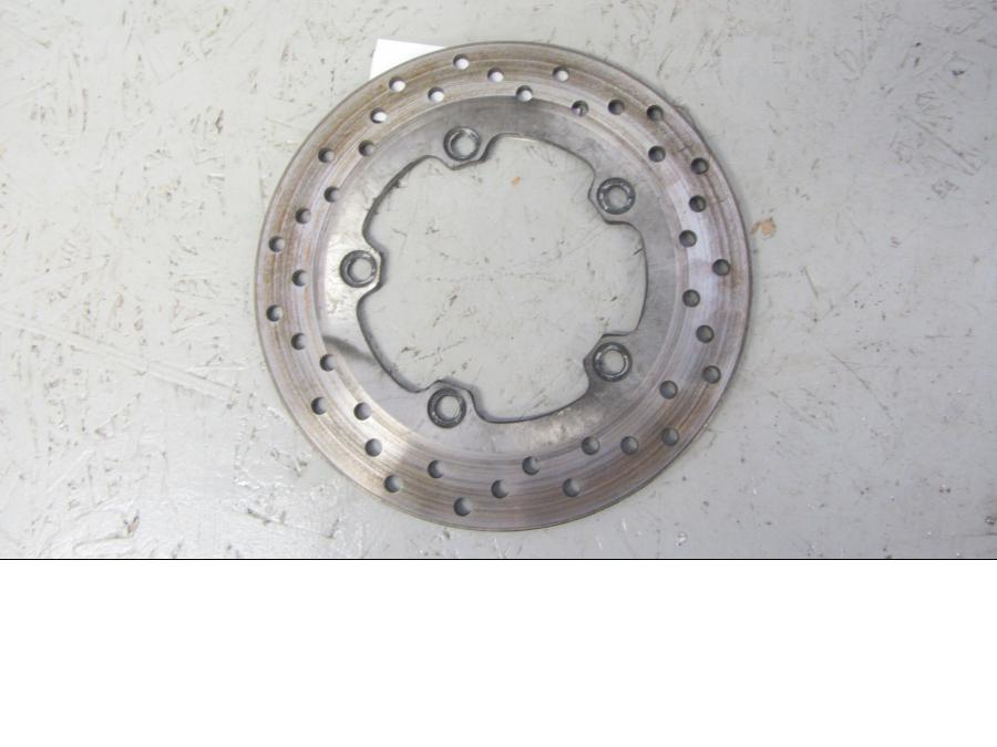 Baksidan på Bromsskiva från en Yamaha YZF R6 -2006 motorcykel.