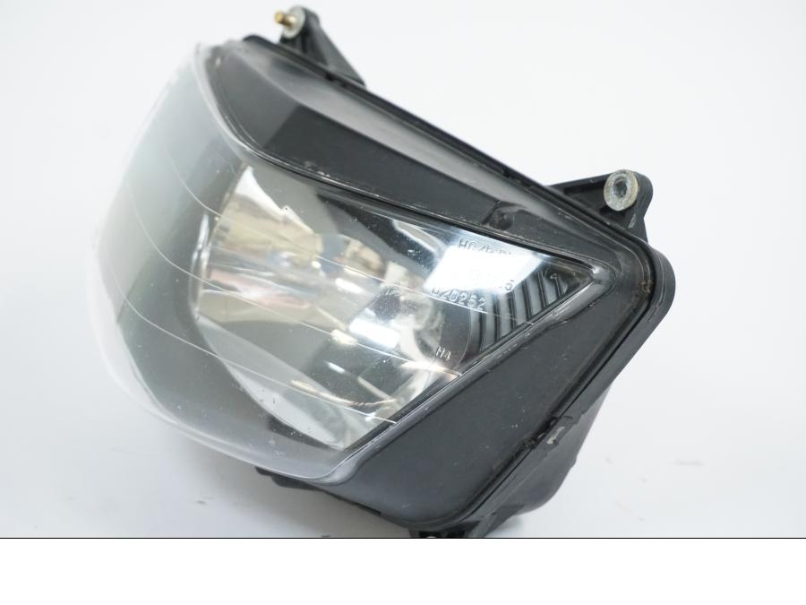 Snett uppifrån på Strålkastare från en Honda VTR 1000 F -1999 motorcykel.