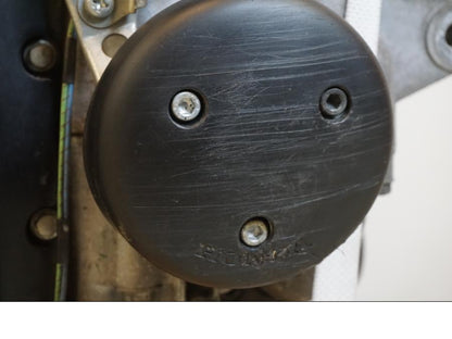 Baksidan på Motor från en Honda CBR 1000 F -1999 motorcykel.