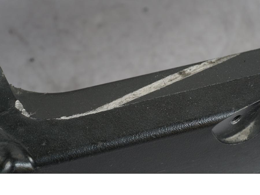 Snett uppifrån på Sving från en Suzuki GSX-R 1000 -2007 motorcykel.