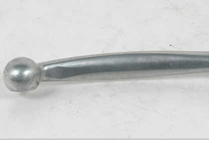 Snett uppifrån på Bromsgrepp från en Kawasaki Z 750 -2006 motorcykel.