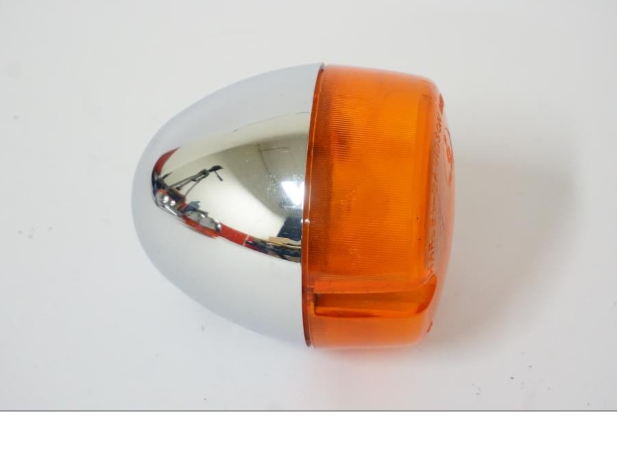 Framsidan på Blinkers från en H-D FXD Dyna Glide -2001 motorcykel.