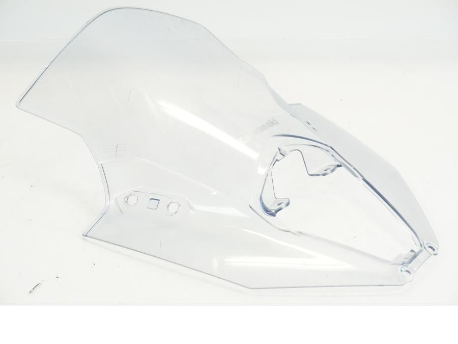 Framsidan på Vindruta från en Kawasaki Z 750 -2009 motorcykel.