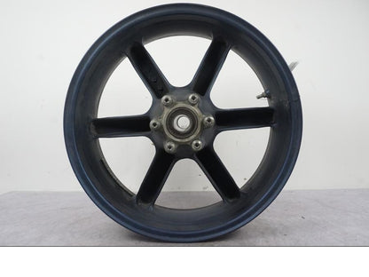 Framsidan på Fälg från en Buell 1125 R -2008 motorcykel.