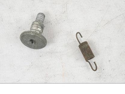 Baksidan på Bromspedal från en Triumph Tiger Explorer -2013 motorcykel.